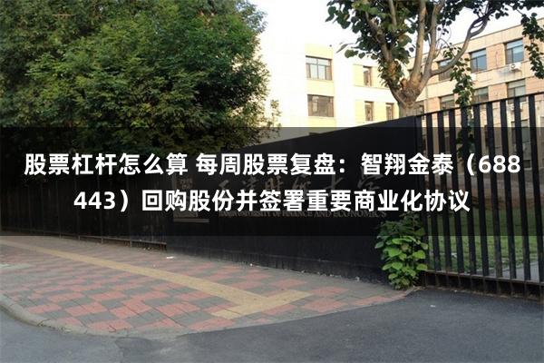 股票杠杆怎么算 每周股票复盘：智翔金泰（688443）回购股份并签署重要商业化协议