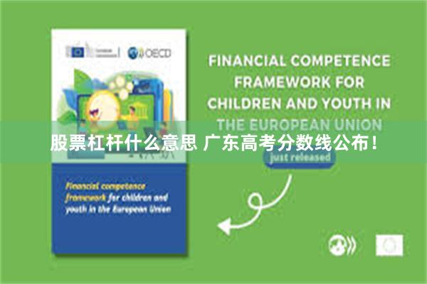 股票杠杆什么意思 广东高考分数线公布！