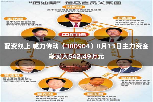 配资线上 威力传动(300904)8月13日主力资金净买入542.49万元