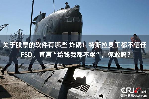 关于股票的软件有哪些 炸锅!特斯拉员工都不信任 FSD,直言“给钱我都不坐”,你敢吗?