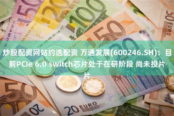炒股配资网站约选配资 万通发展(600246.SH)：目前PCIe 6.0 switch芯片处于在研阶段 尚未投片