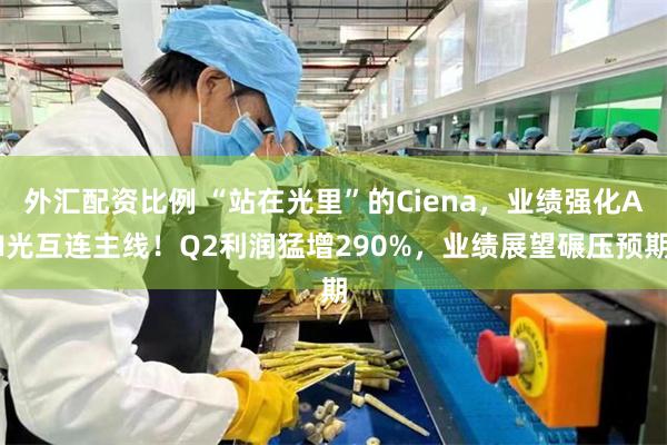 外汇配资比例 “站在光里”的Ciena，业绩强化AI光互连主线！Q2利润猛增290%，业绩展望碾压预期