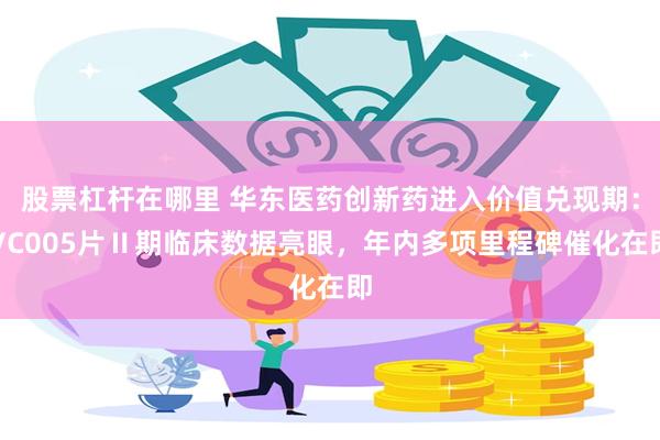 股票杠杆在哪里 华东医药创新药进入价值兑现期：VC005片Ⅱ期临床数据亮眼，年内多项里程碑催化在即